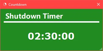 Shutdown Timer Classic screenshot 3
