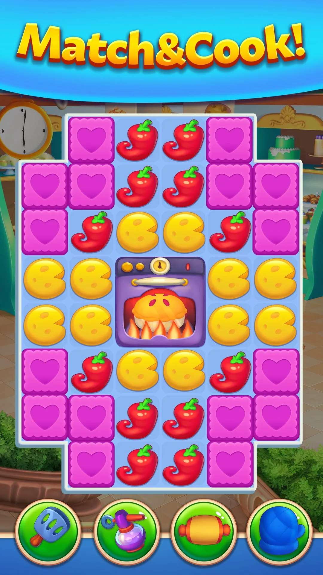Match Cafe: Cook, puzzle game screenshot 1