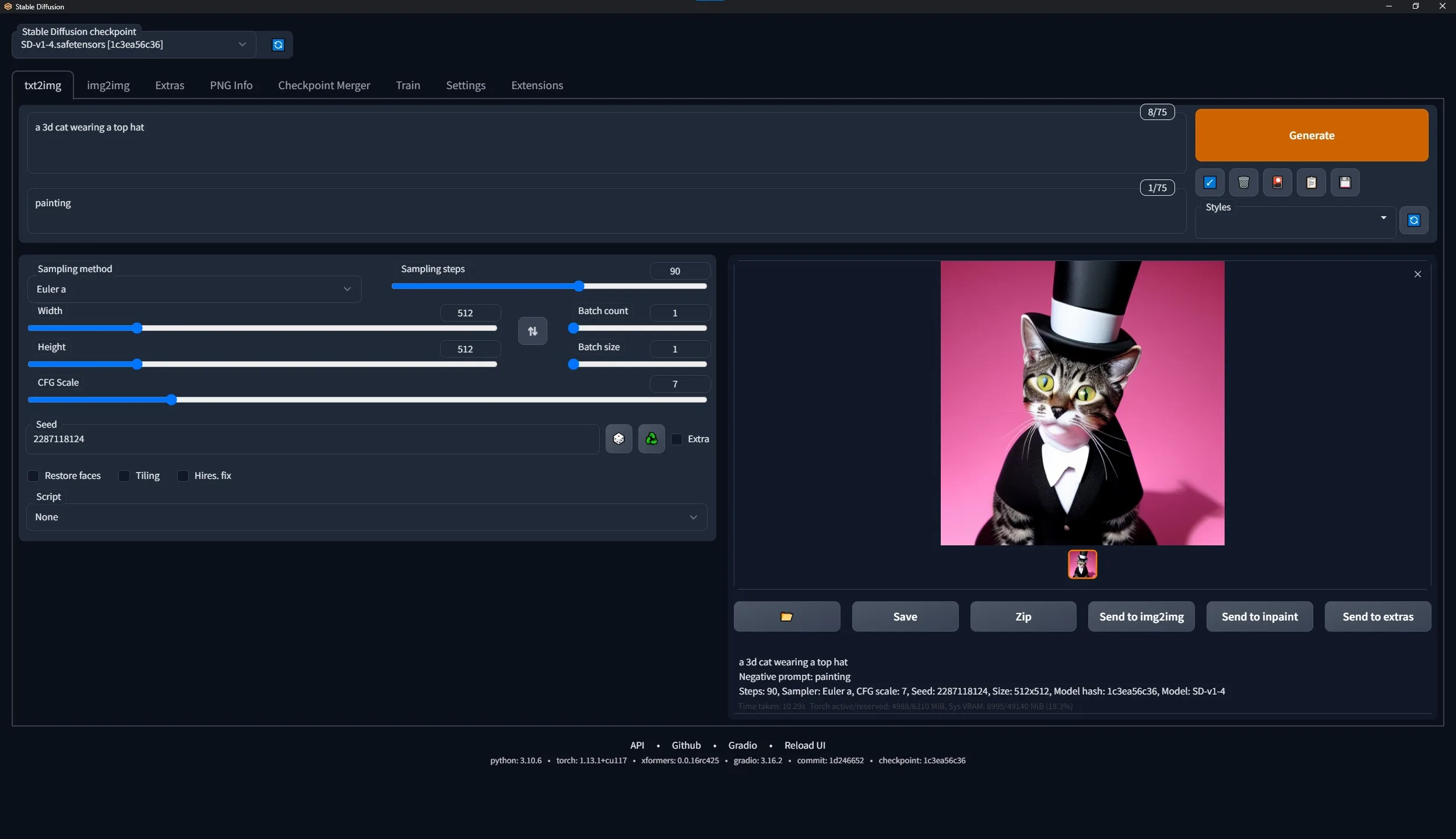 Stable Diffusion AI Image Generator screenshot 1