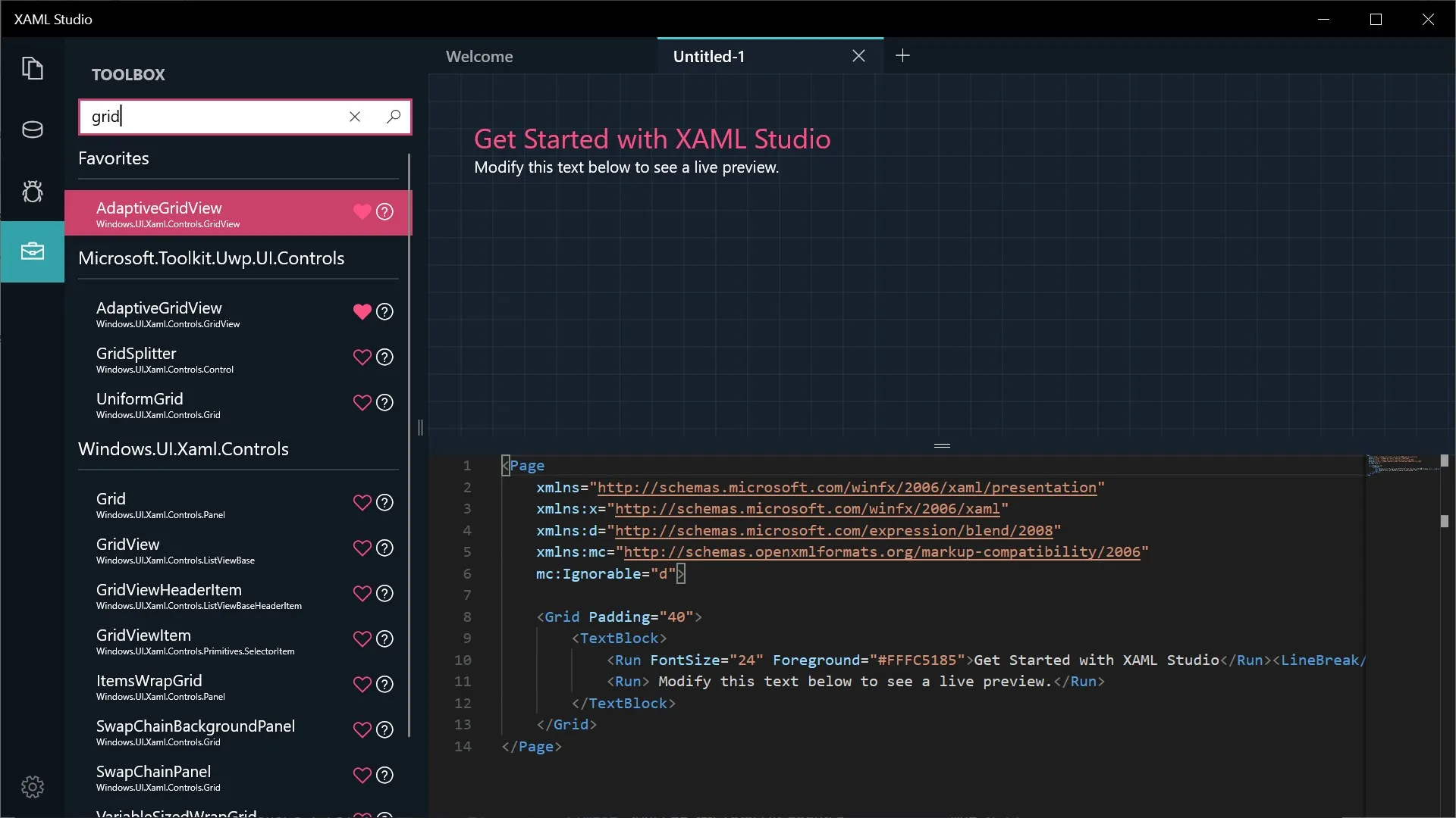 XAML Studio screenshot 4
