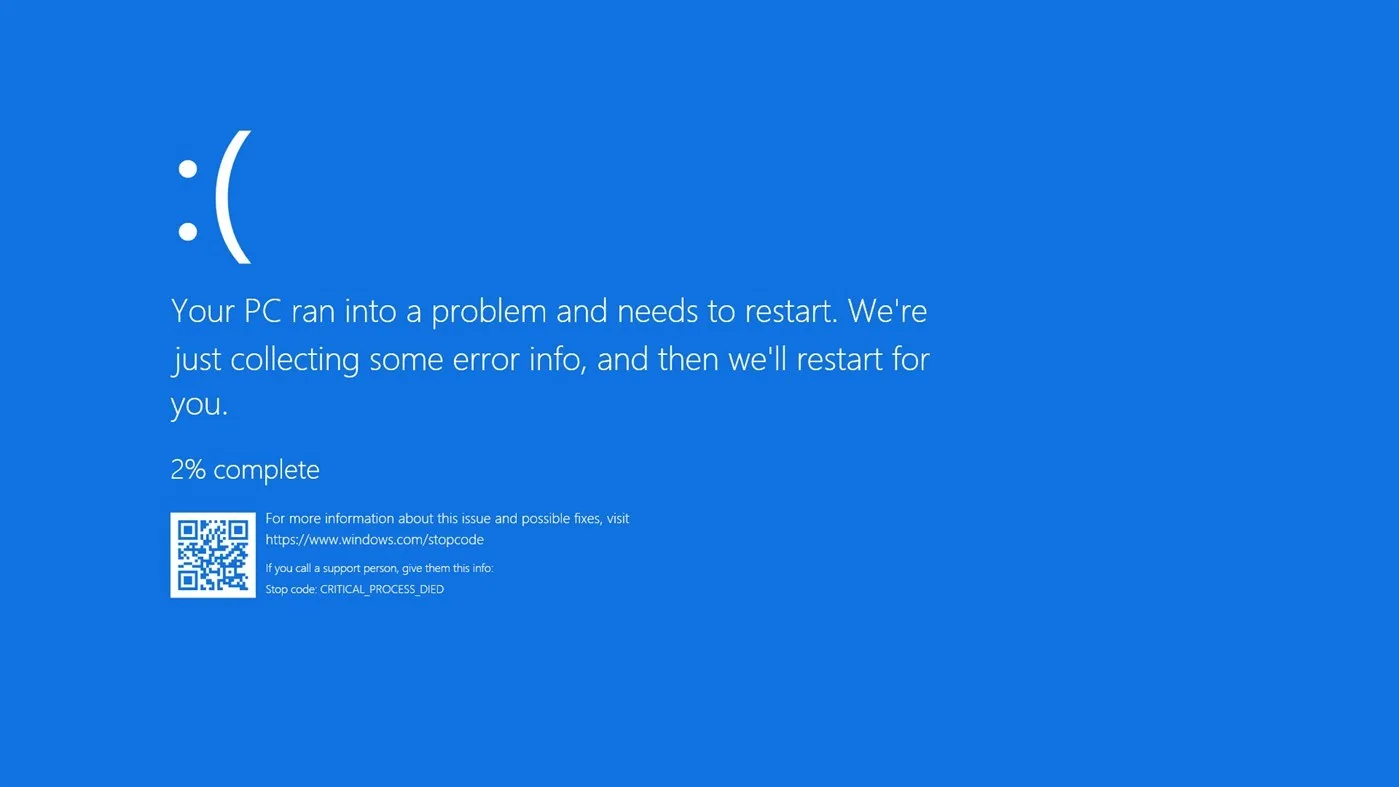 Blue screen emulator screenshot 2