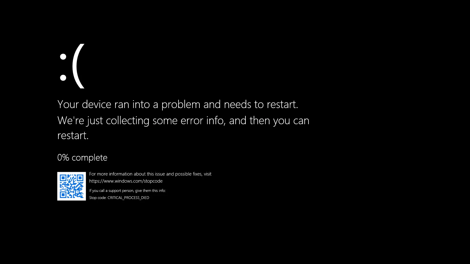 Blue screen emulator screenshot 4