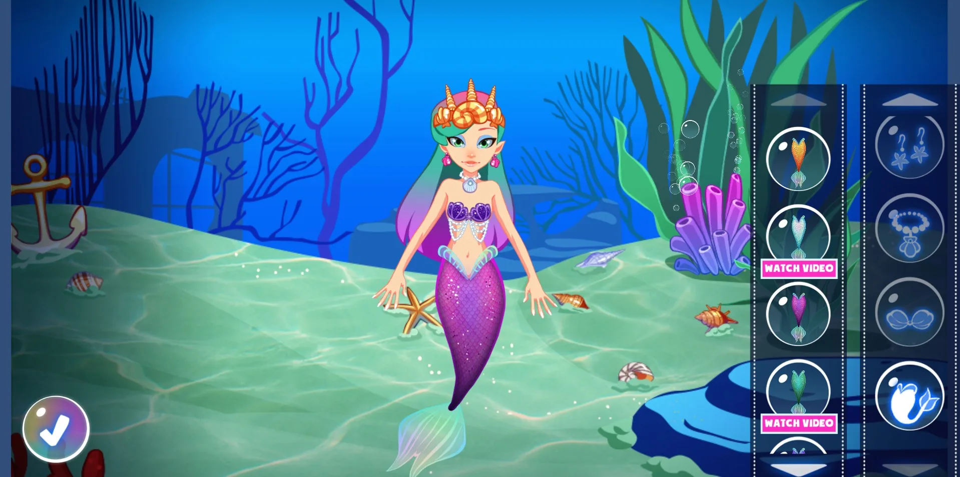 Mermaid Princess Makeup:Magic underwater games screenshot 4