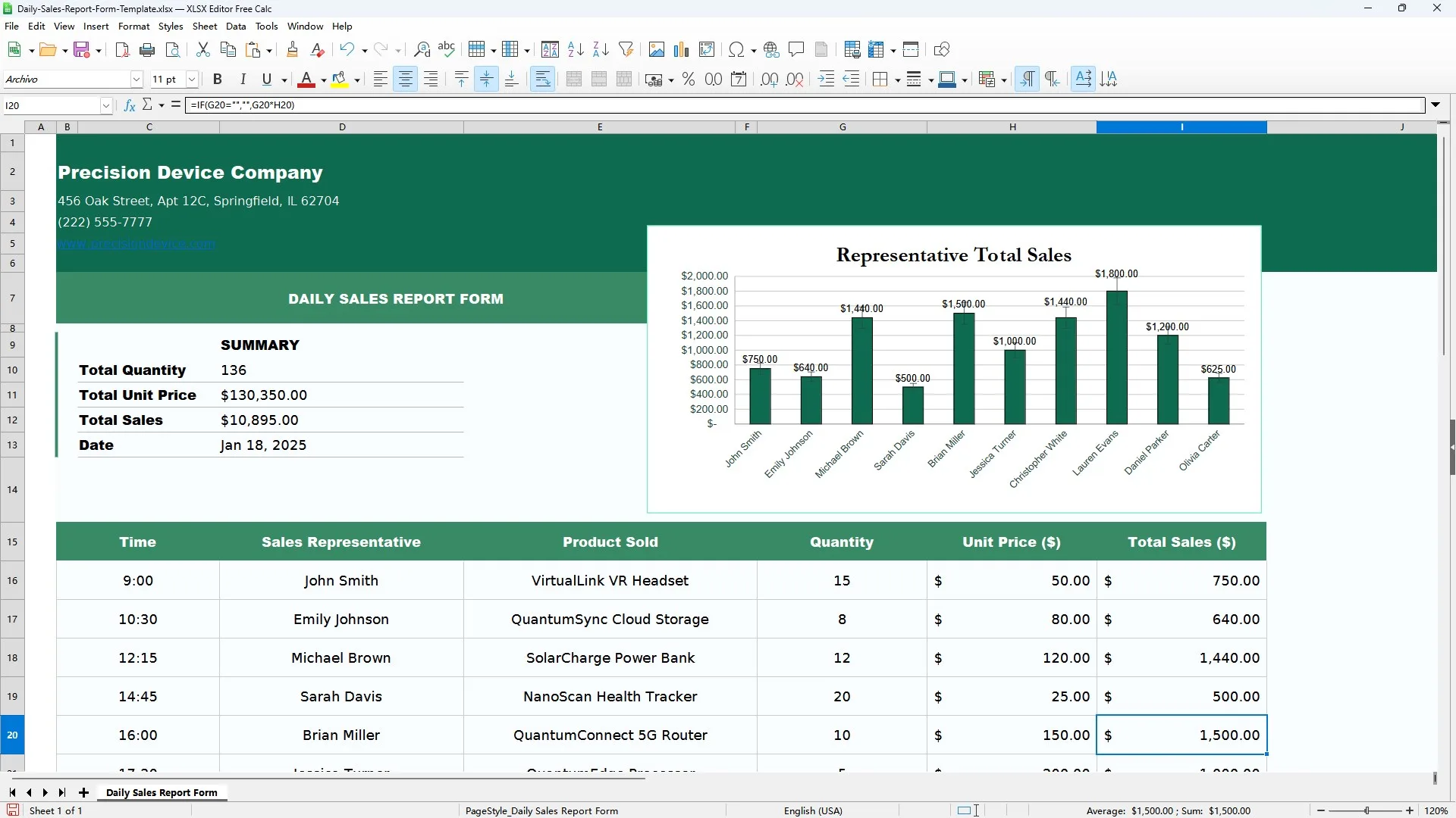 XLSX Editor AIx screenshot 3