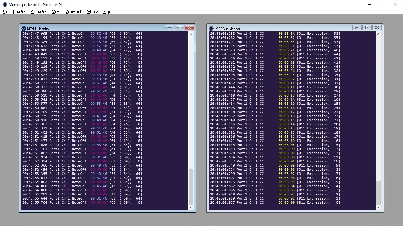 Pocket MIDI screenshot 1