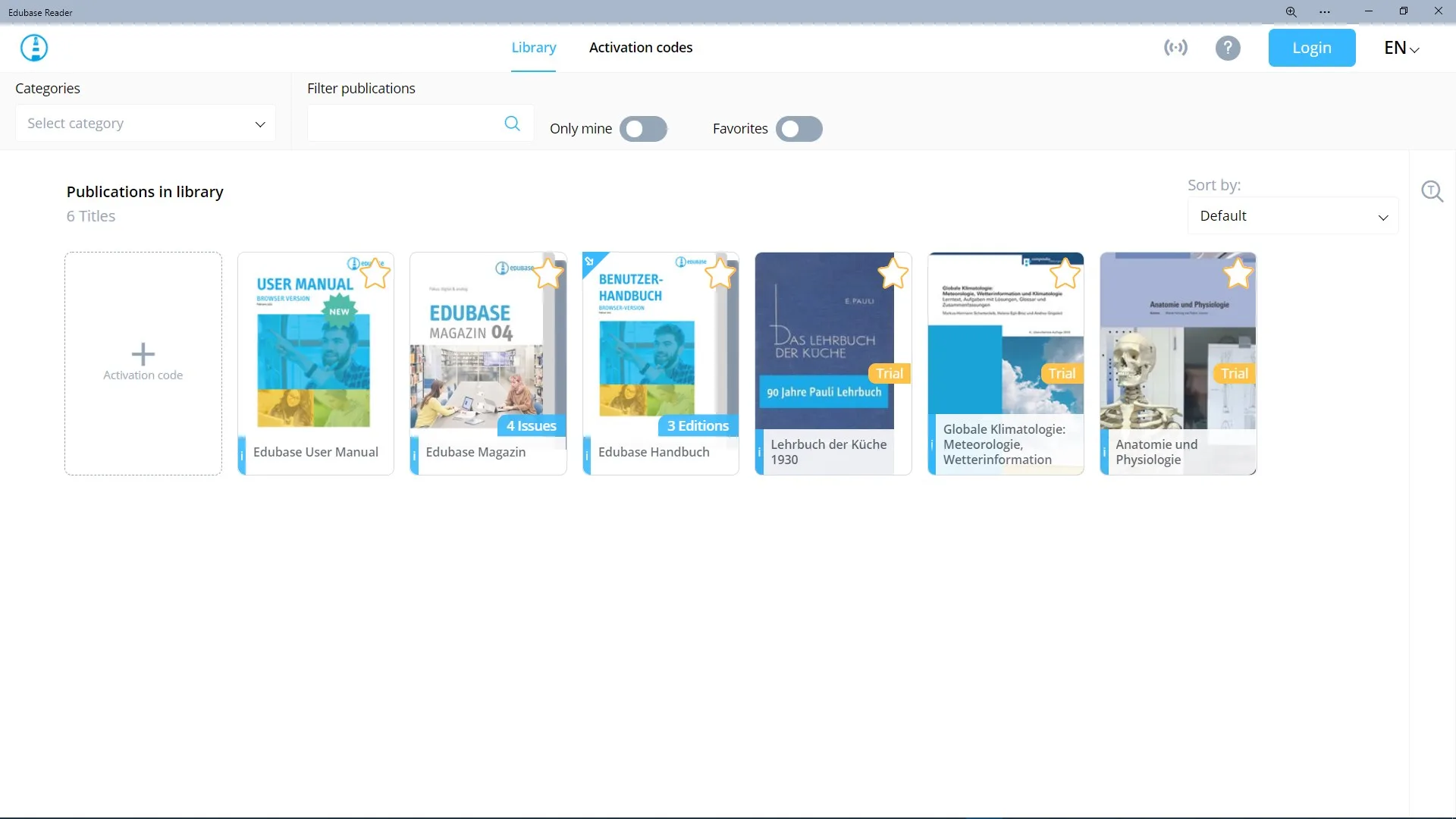 Edubase Reader screenshot 1