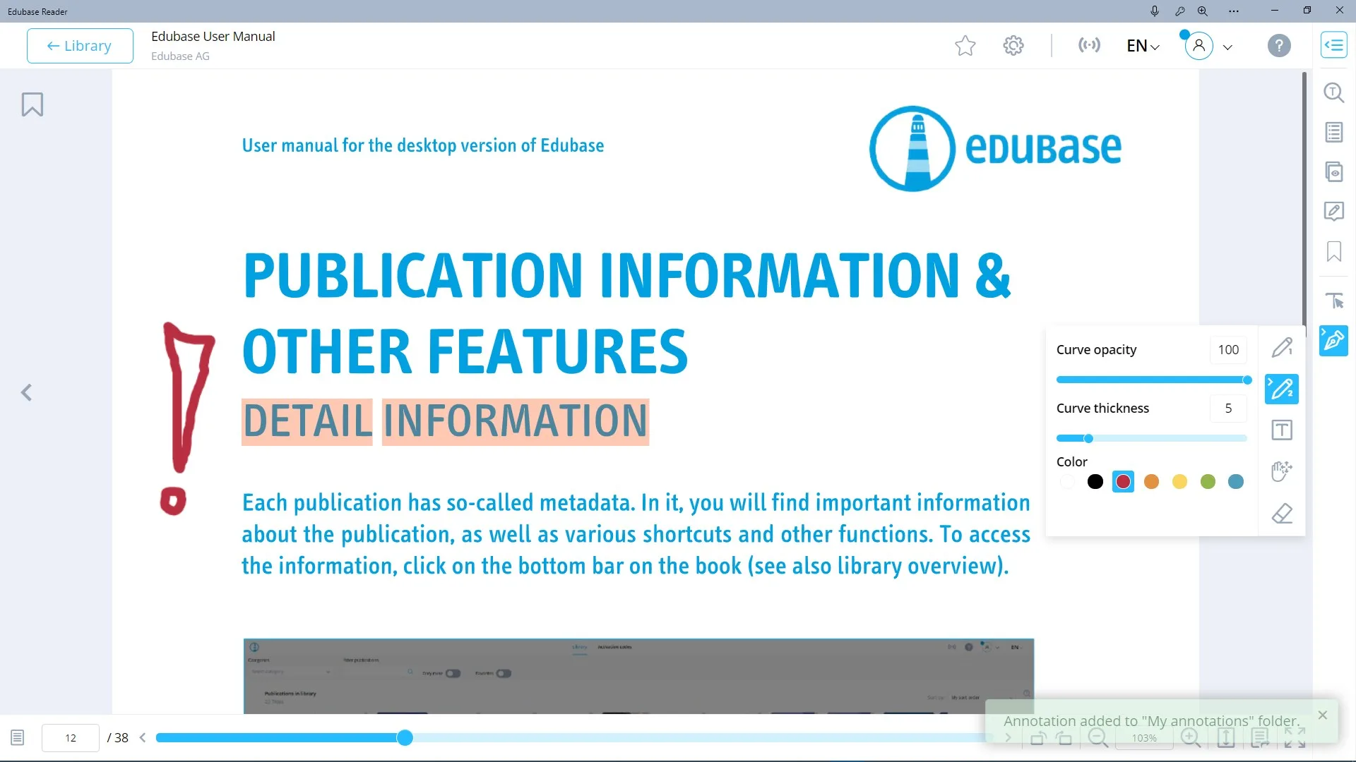 Edubase Reader screenshot 4