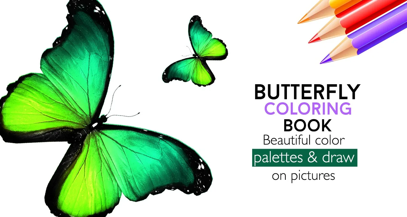 Butterfly Coloring Book Pages screenshot 3