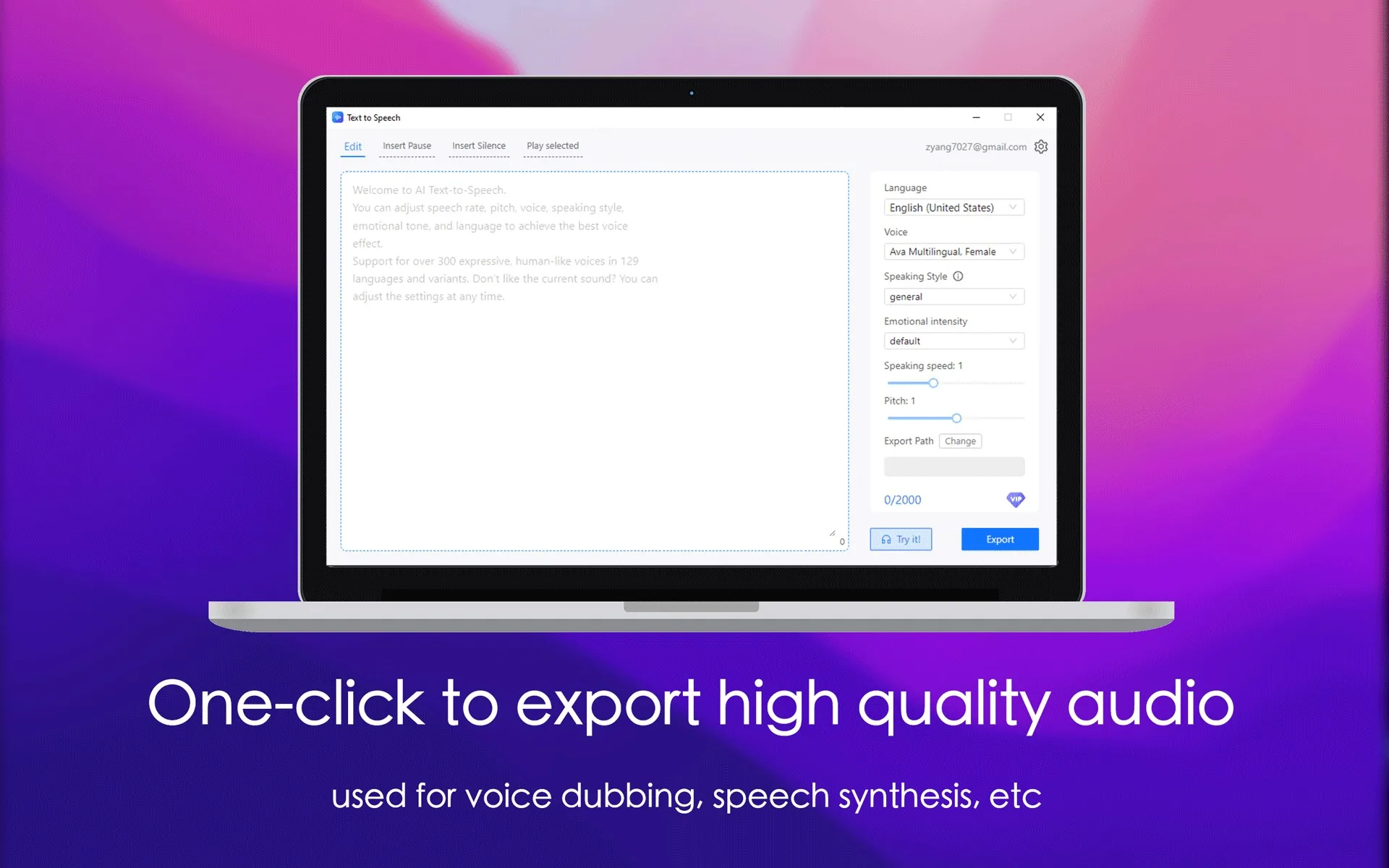 Text to Speech - Text Reader screenshot 1