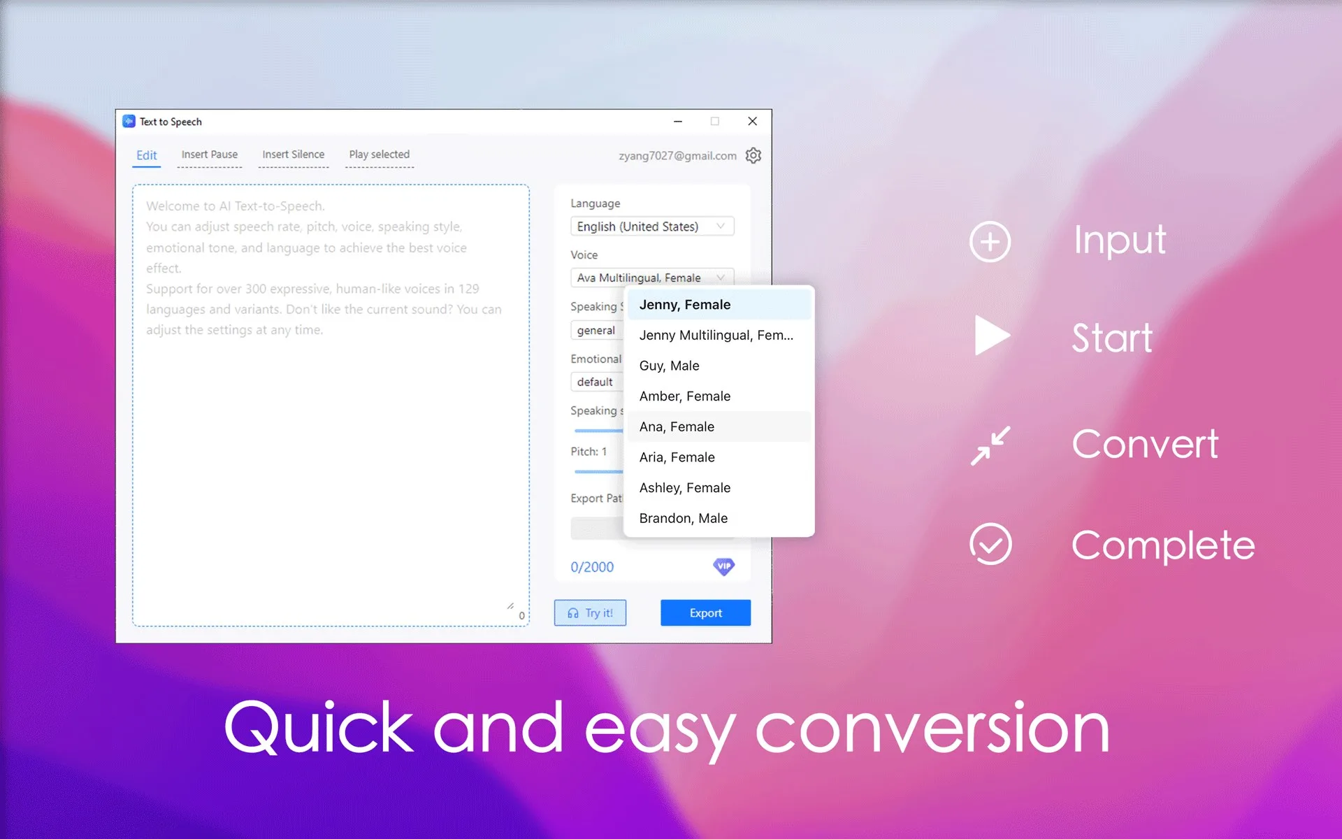Text to Speech - Text Reader screenshot 2