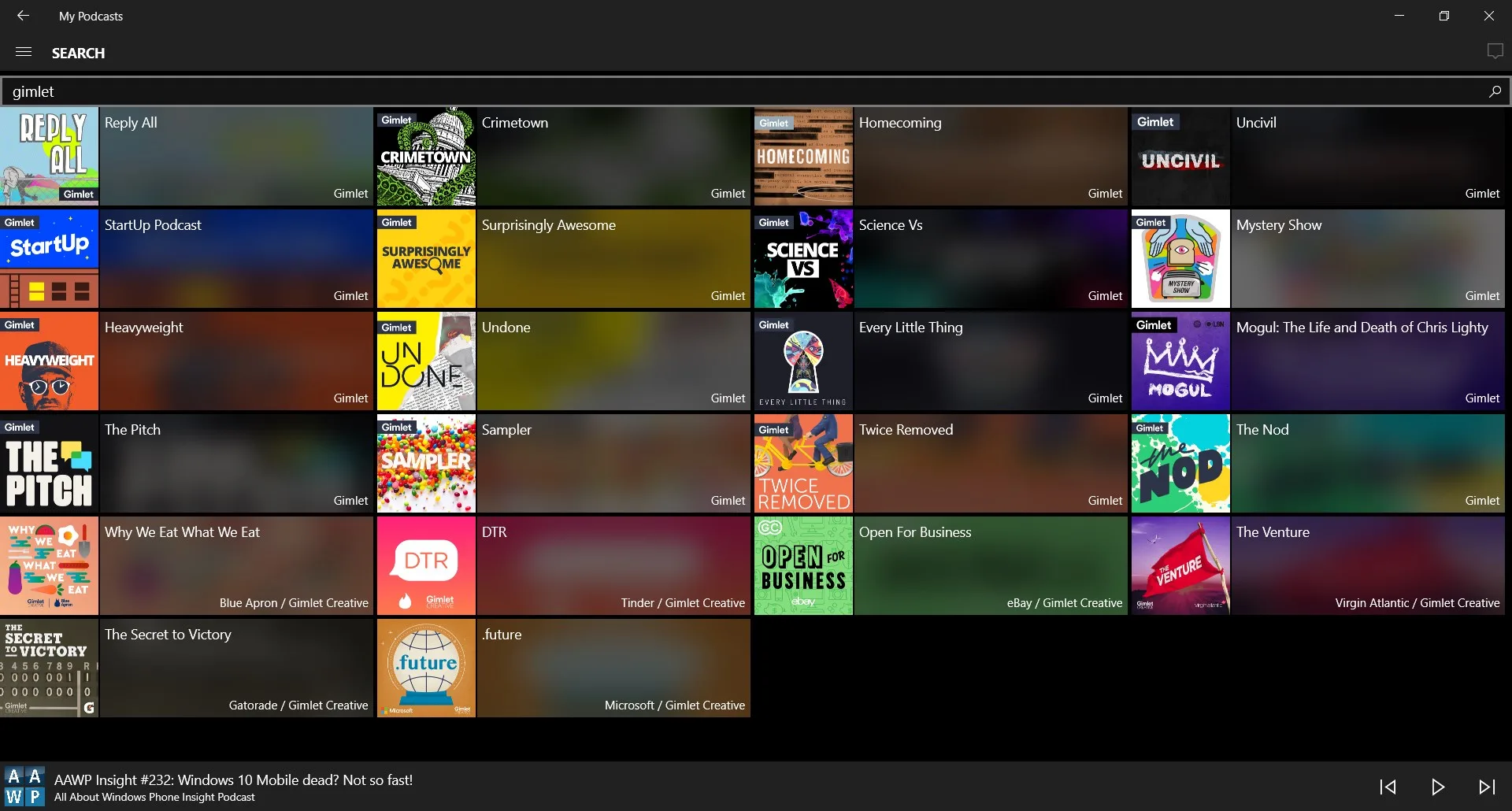 MyPodcasts screenshot 2