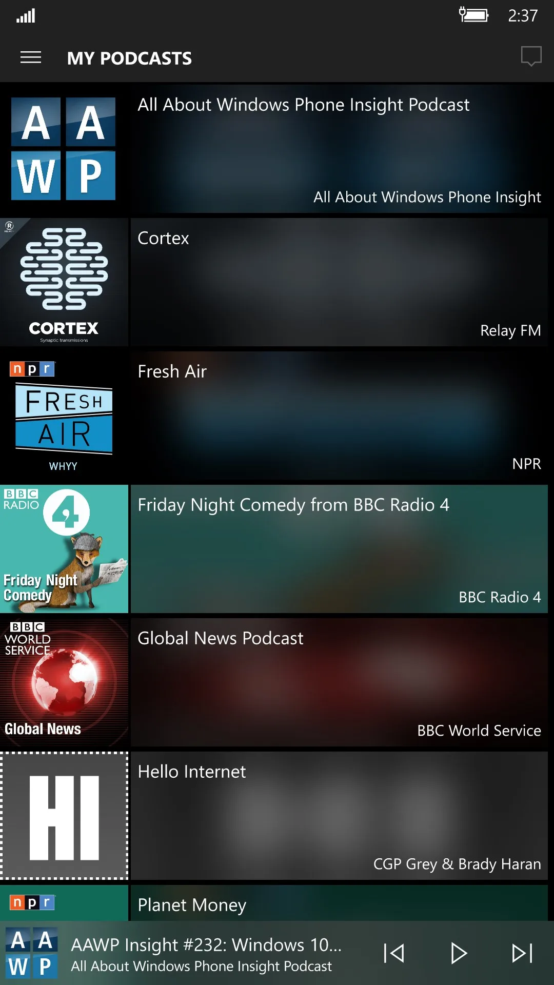 MyPodcasts screenshot 5