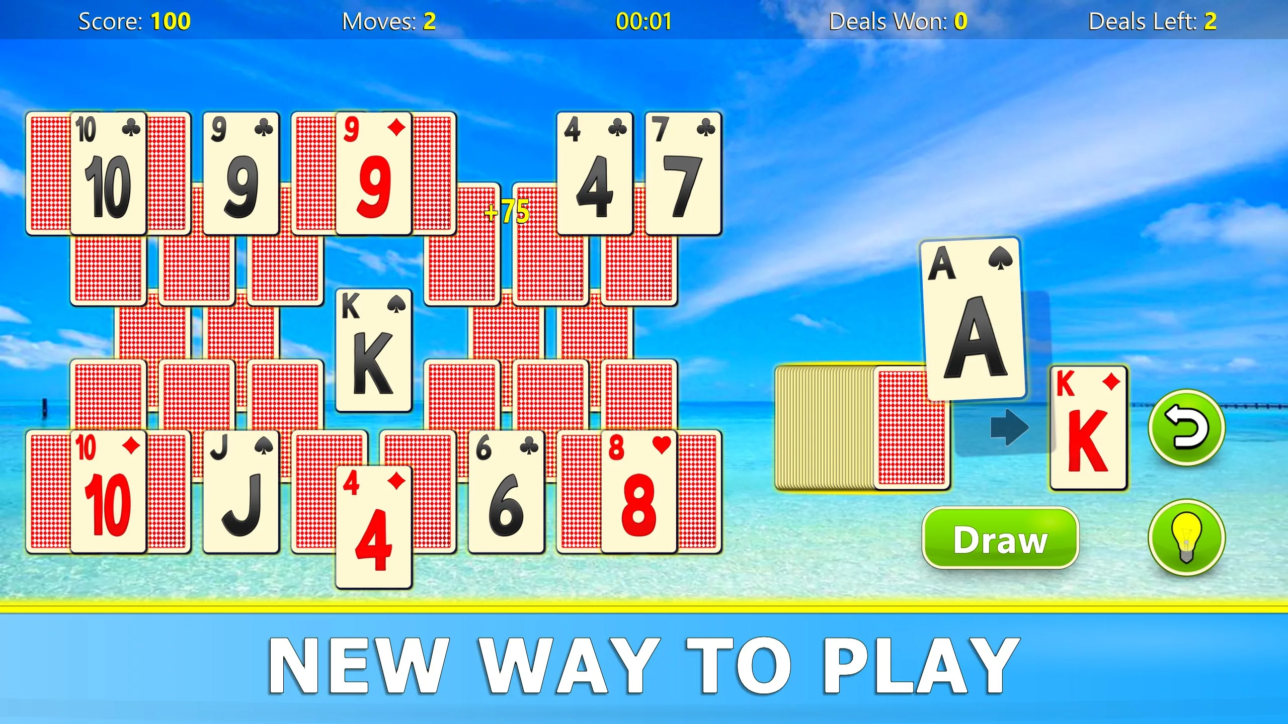 TriPeaks Solitaire Mobile screenshot 4