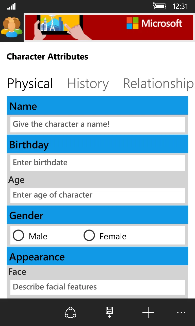 Character Notes screenshot 5