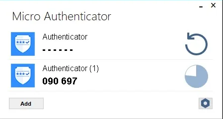 Micro Authenticator - Two Factor (2FA) app screenshot 1