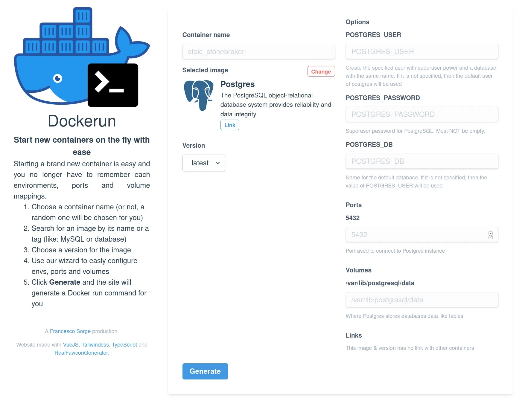 Dockerun screenshot 1