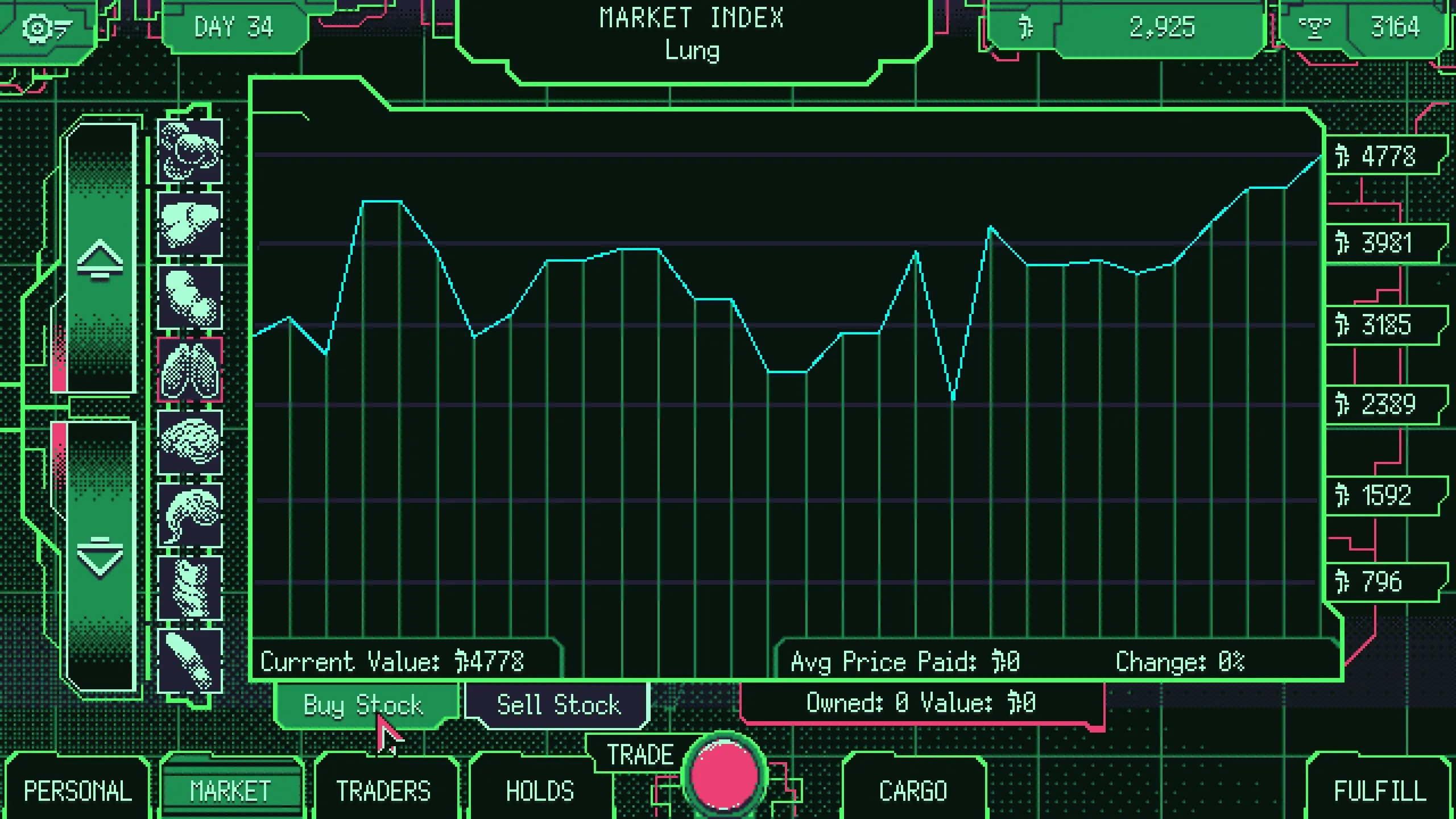 Space Warlord Organ Trading Simulator screenshot 5