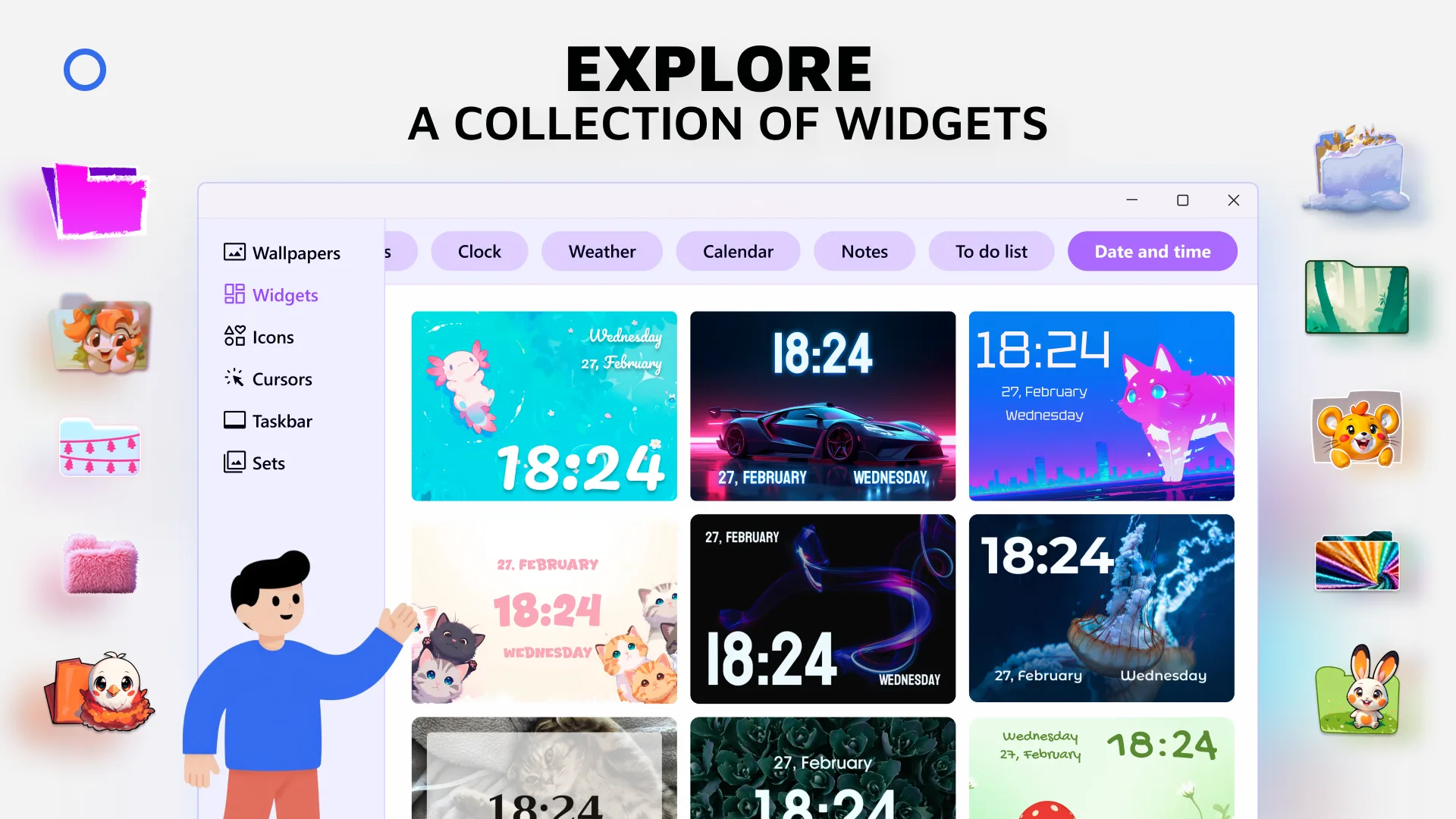 Beautiful Themes Pack — Aesthetic Wallpapers & Desktop Widgets screenshot 4