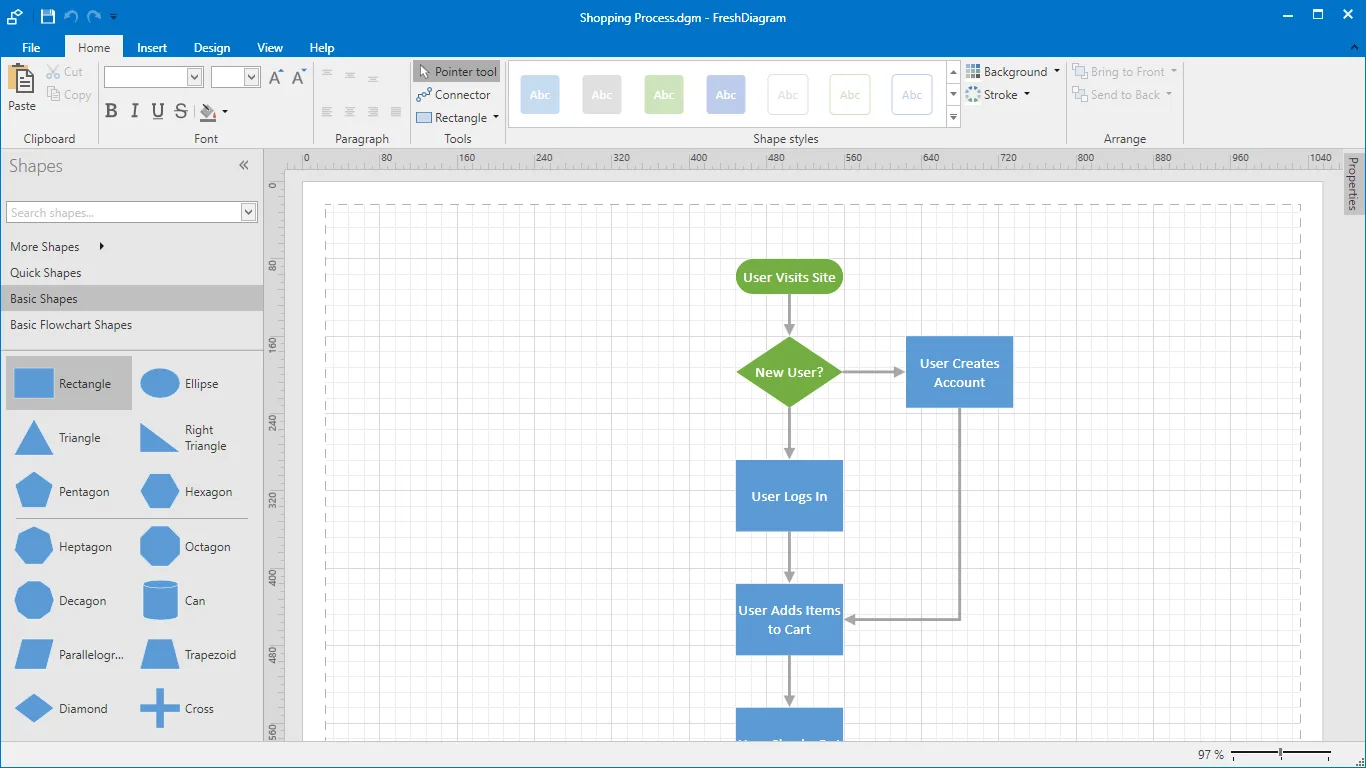 FreshDiagram screenshot 2
