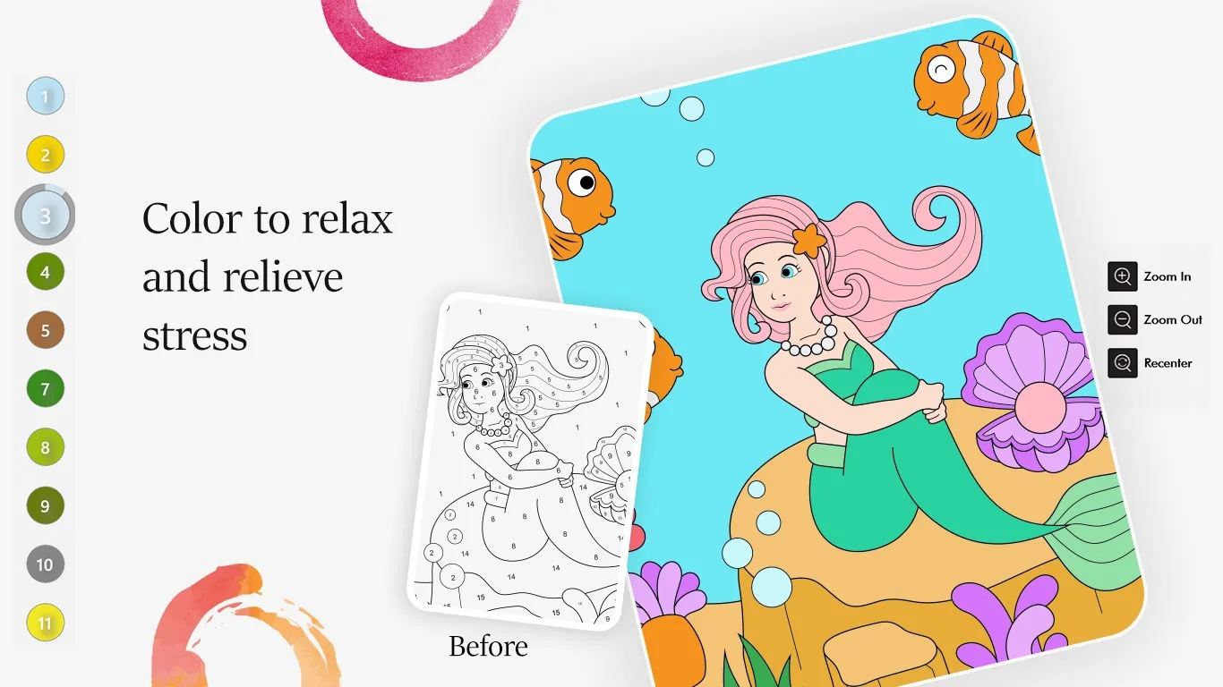 Paint By Numbers Coloring Games screenshot 4