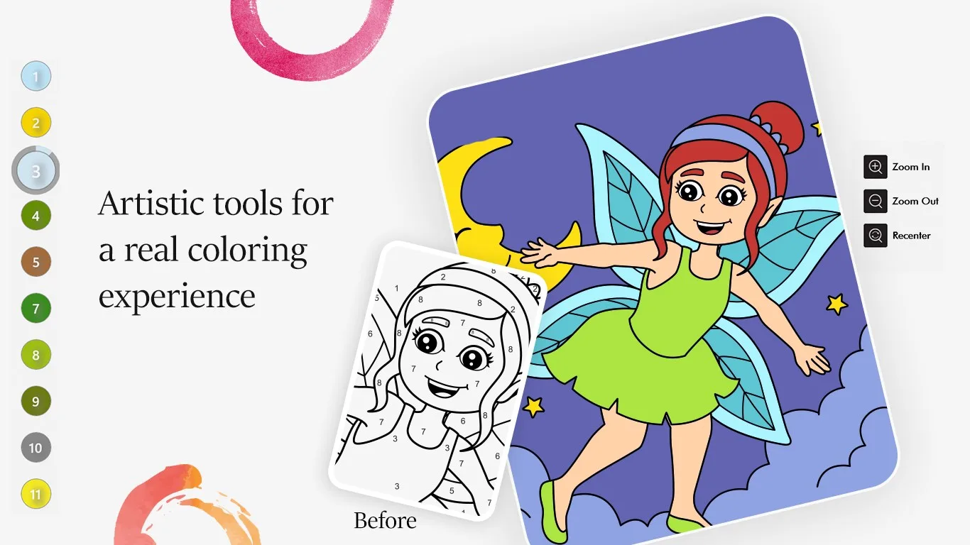 Paint By Numbers Coloring Games screenshot 5