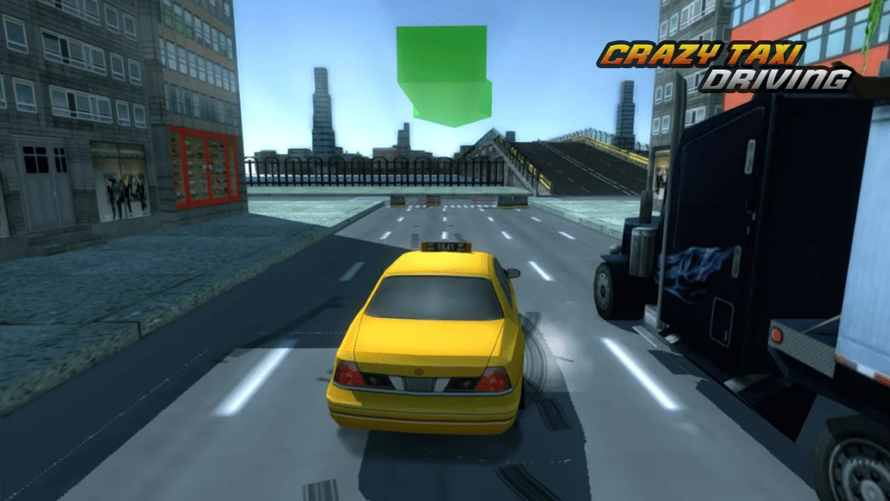 Crazy Taxi Driving 3D screenshot 2