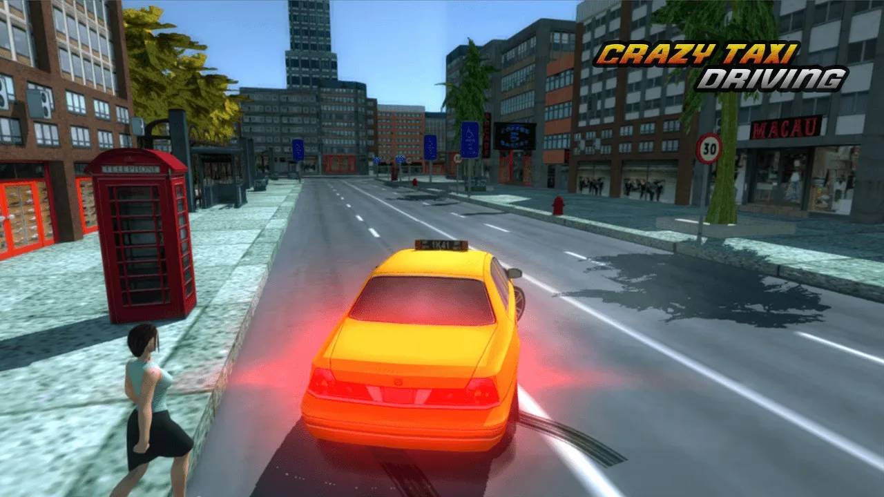 Crazy Taxi Driving 3D screenshot 5