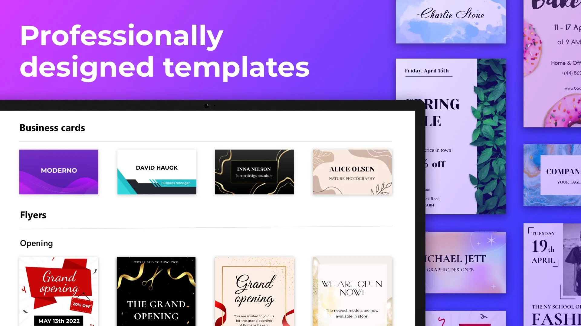 Flyer and Business Card Maker - Brand Identity Creator screenshot 1