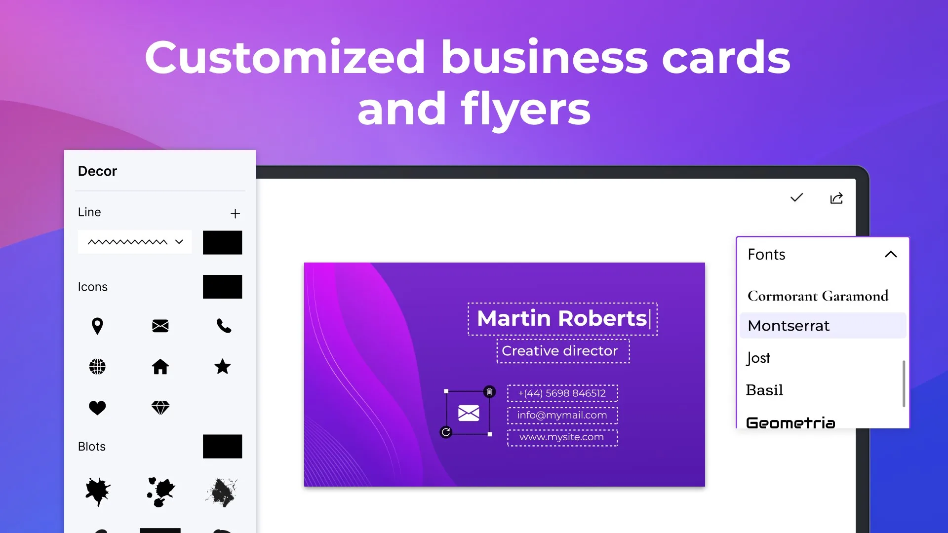Flyer and Business Card Maker - Brand Identity Creator screenshot 2