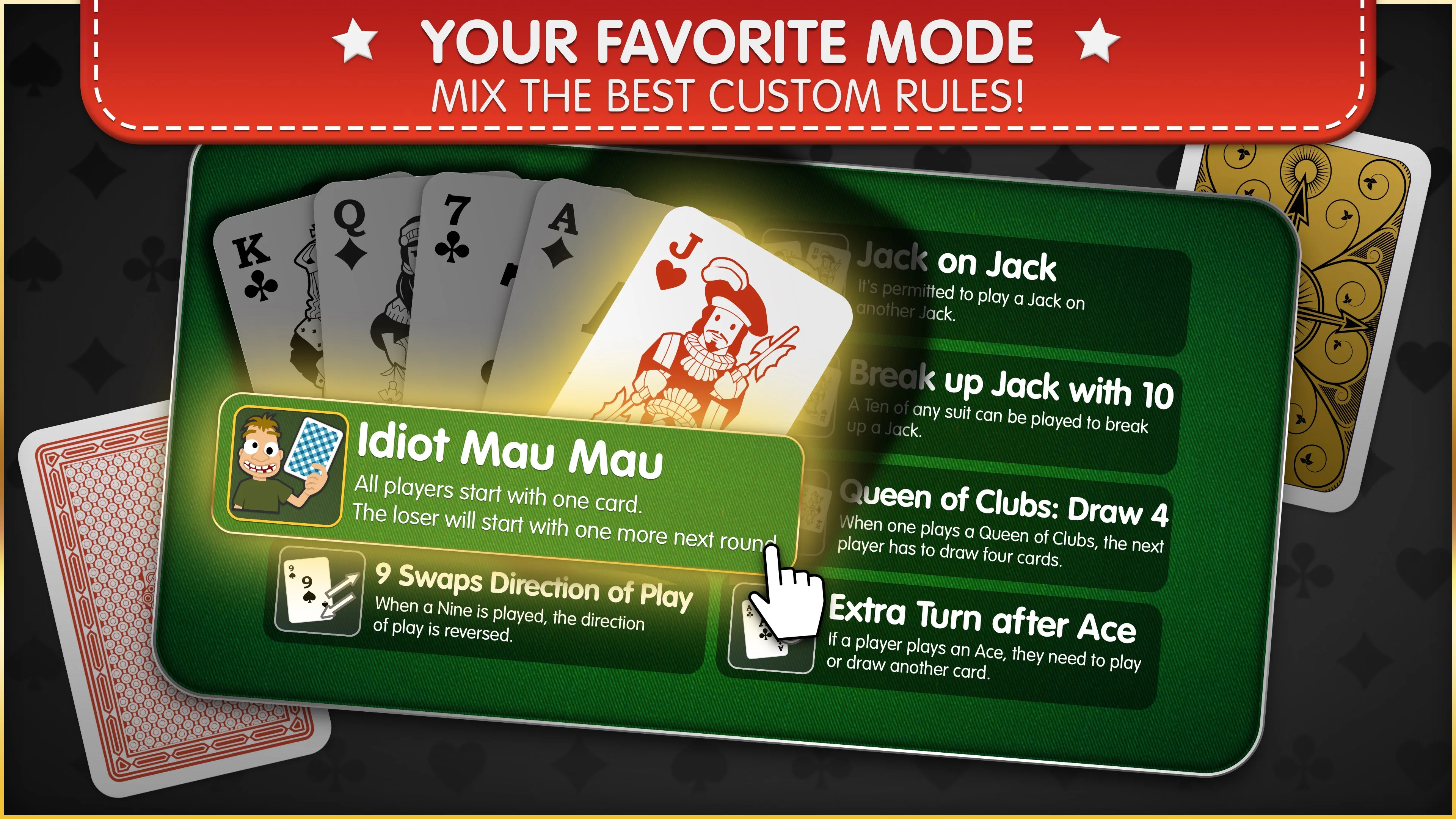 Crazy 8s: Mau-Mau screenshot 1