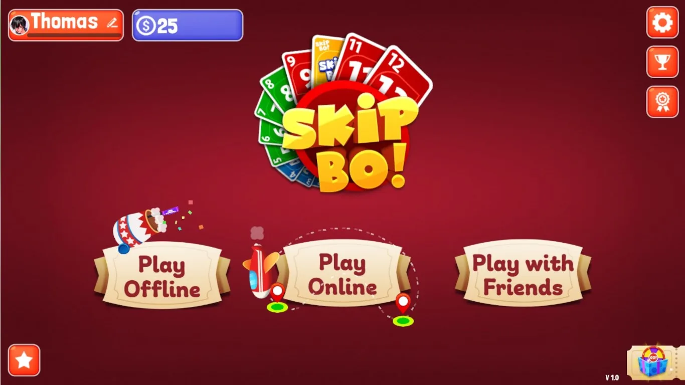 Skip-Bo Free: Sequencing Fun Card game screenshot 2