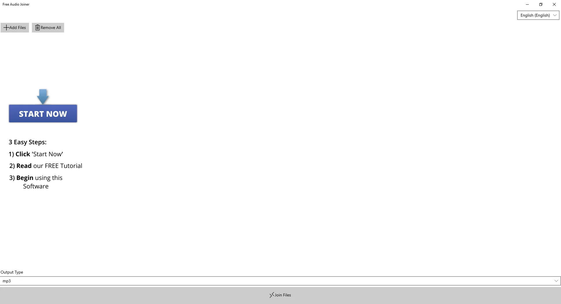 Free Audio Joiner screenshot 1