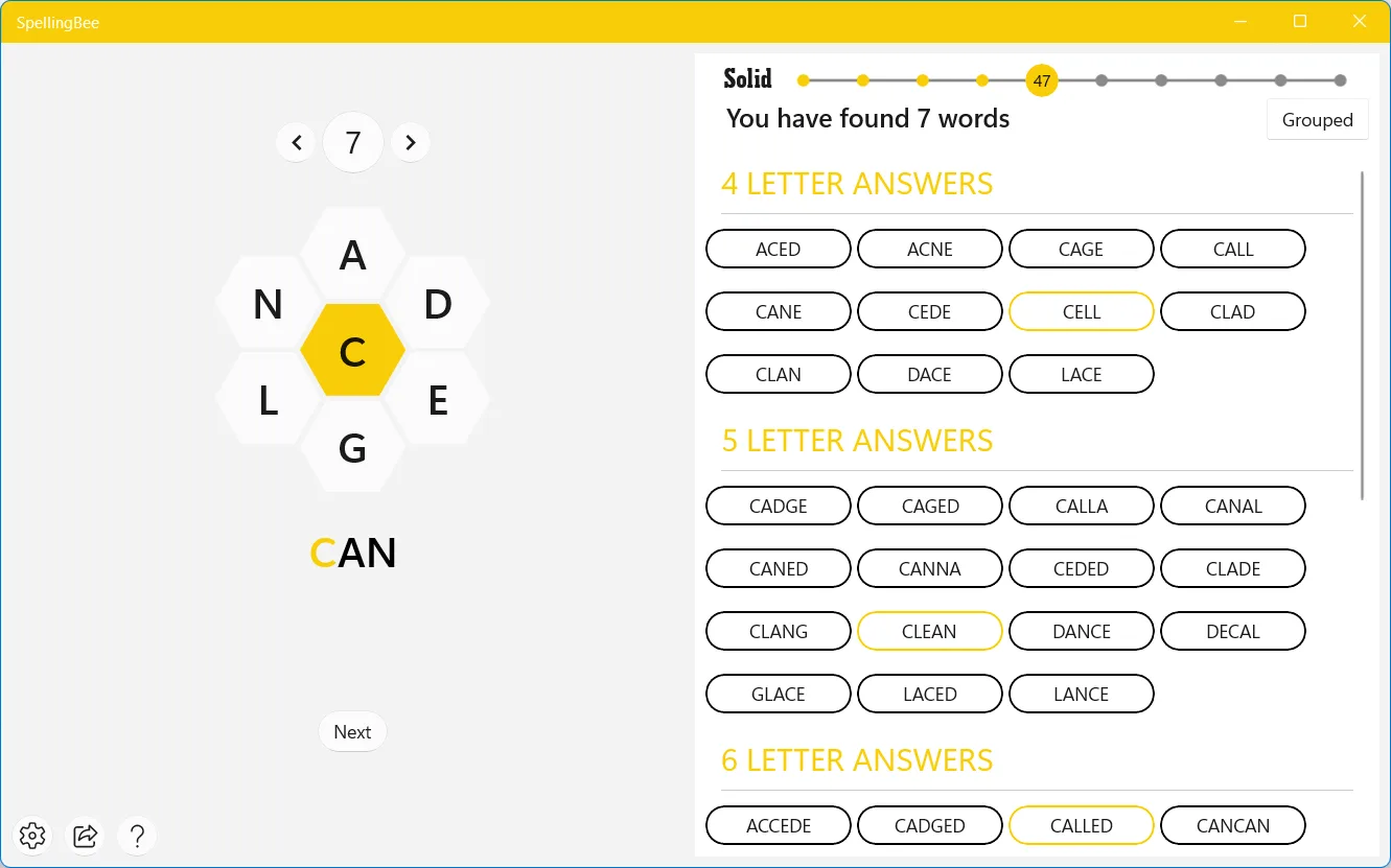 Spelling Bee Free screenshot 3