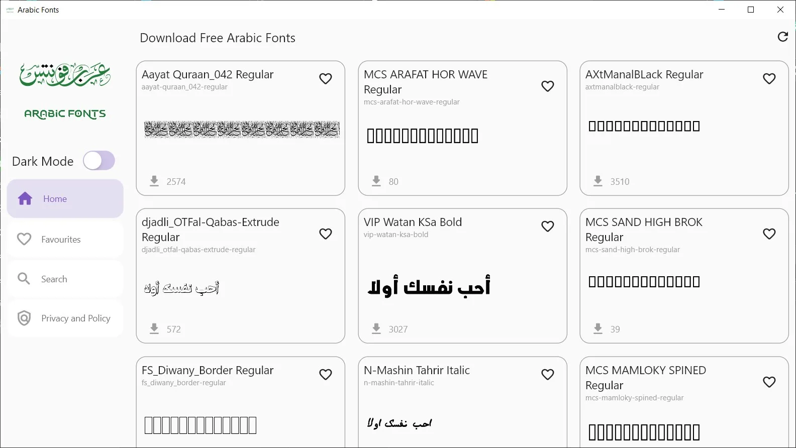 All Arabic Fonts screenshot 3