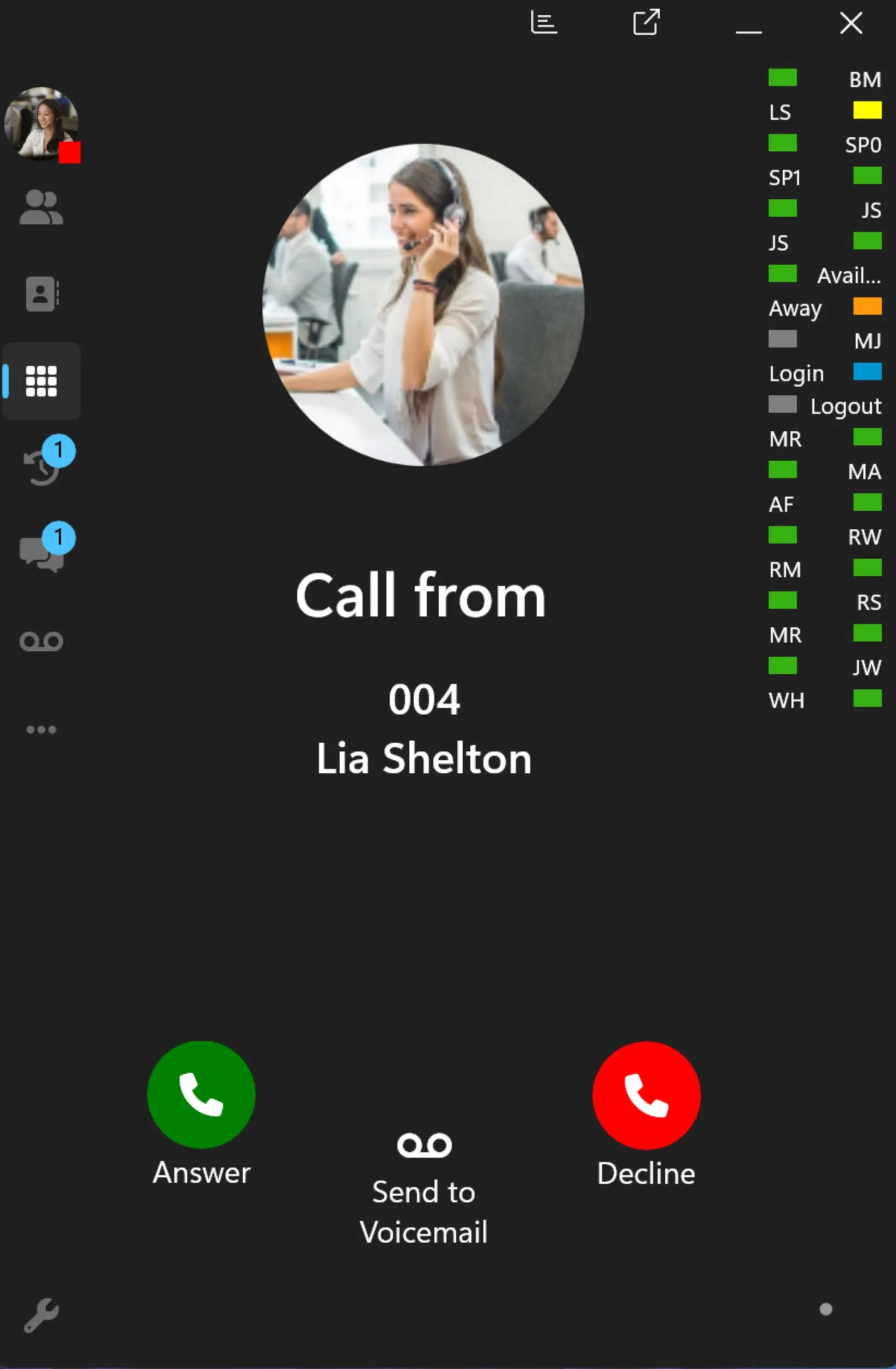 3CX screenshot 1