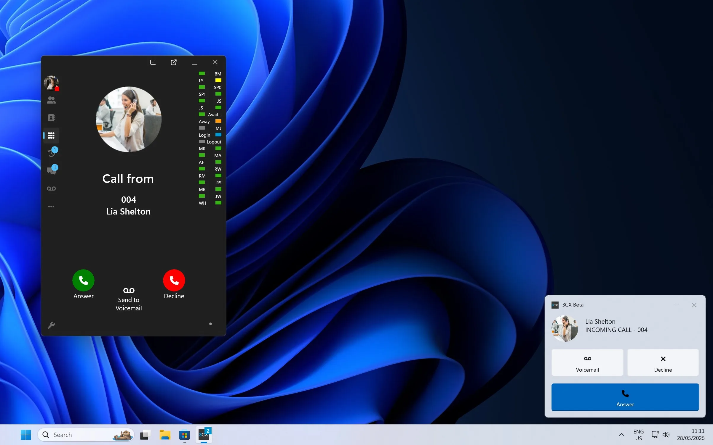 3CX screenshot 2