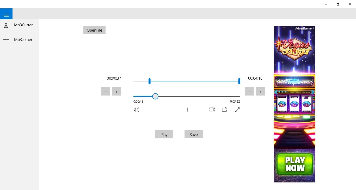 MP3 Cutter for Windows 10 screenshot 2
