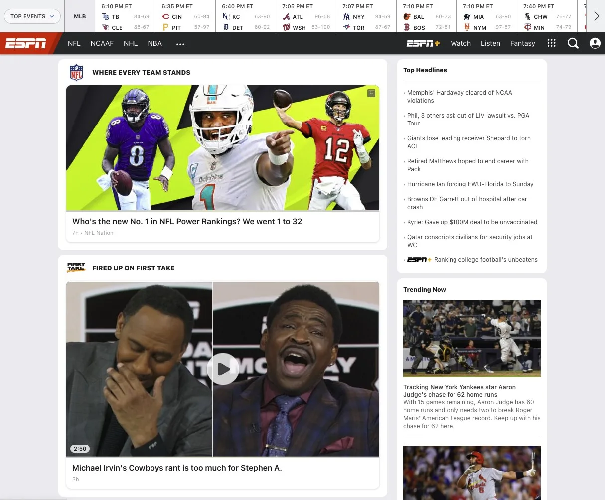 ESPN screenshot 4