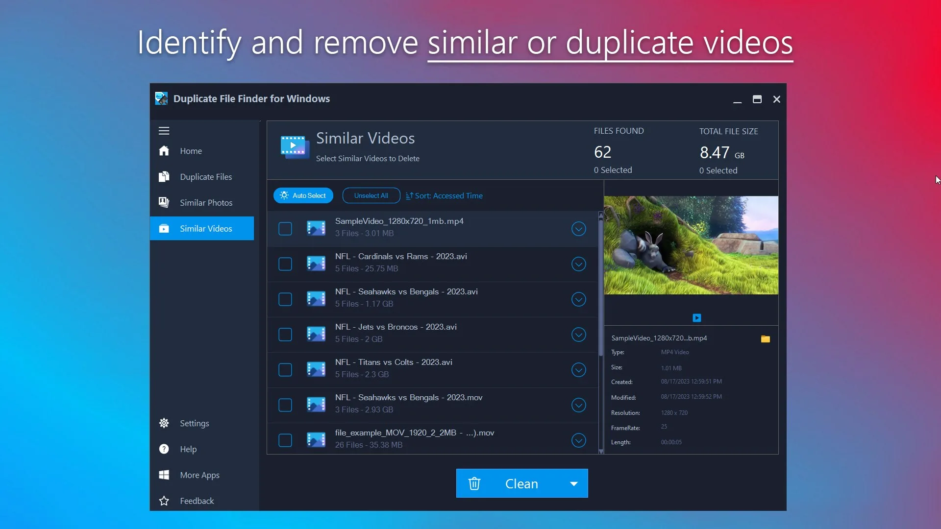 Duplicate File Finder for Windows screenshot 1