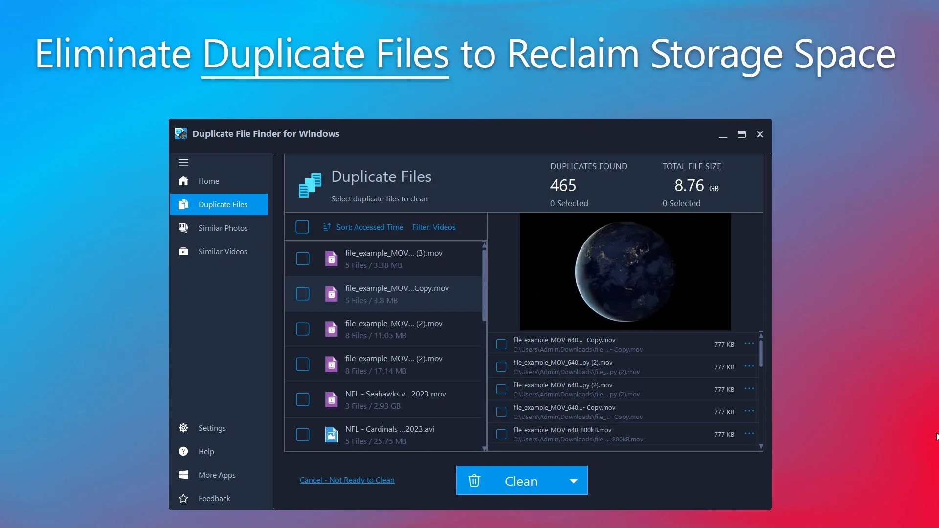 Duplicate File Finder for Windows screenshot 2