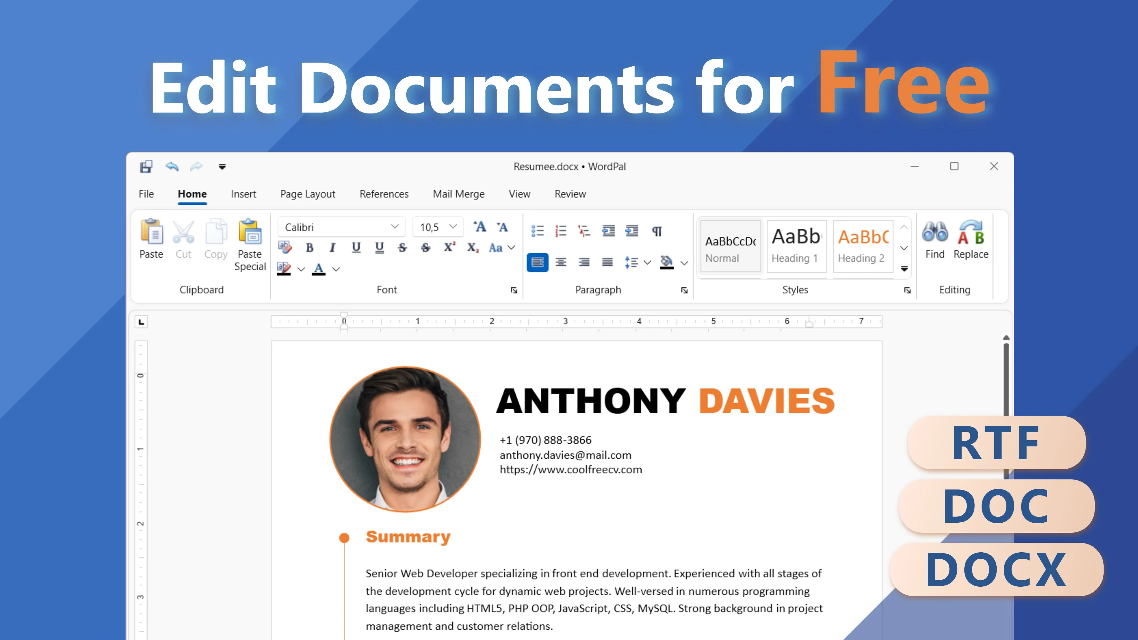 WordPal – Write & Format screenshot 1