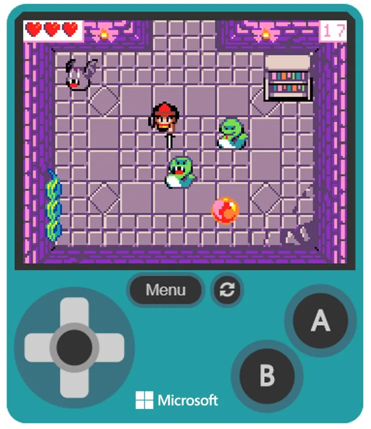 MakeCode Arcade screenshot 1