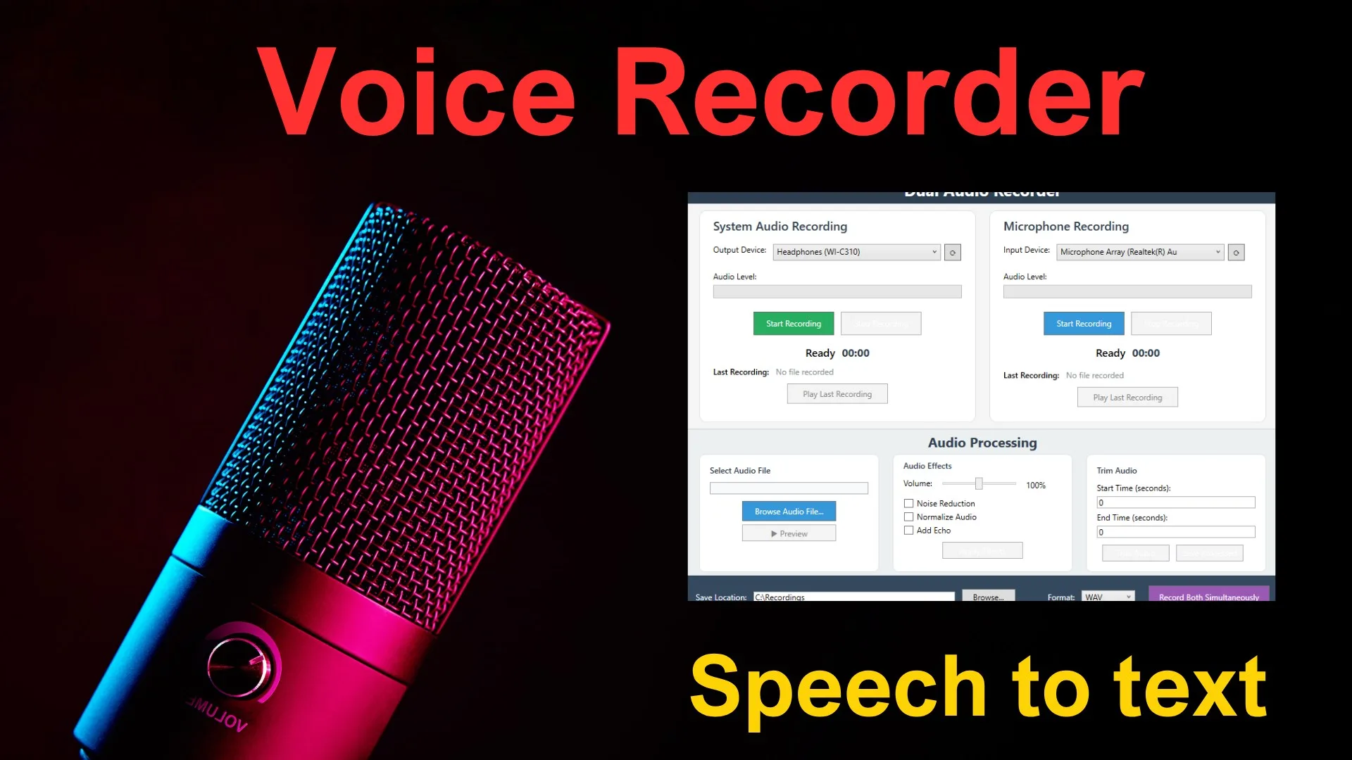 Sound recorder for Windows screenshot 4