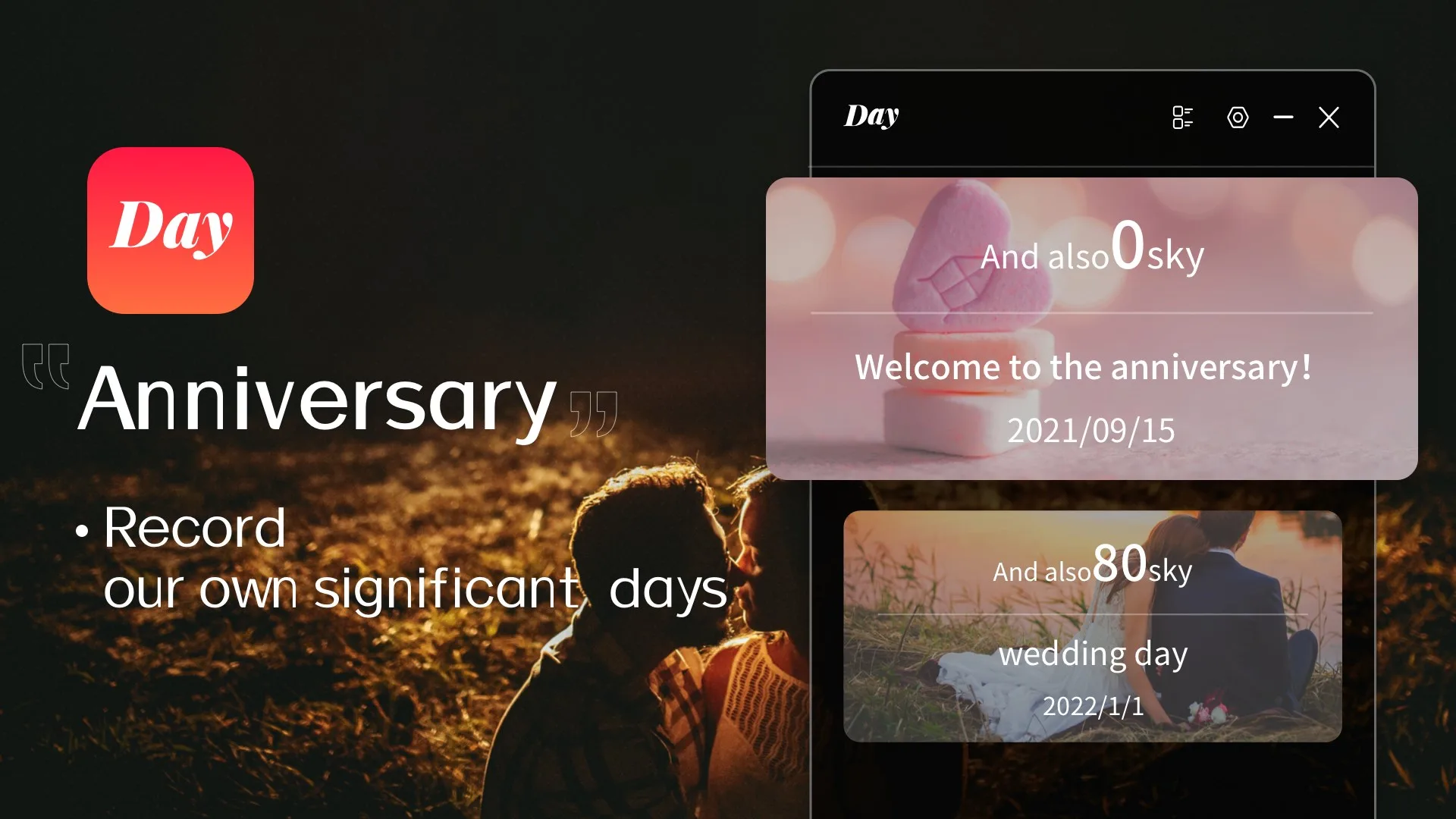 Countdown-Anniversary countdown timer screenshot 2