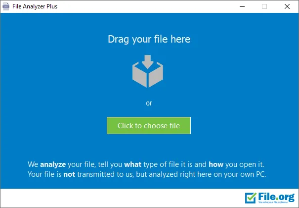 File Analyzer Plus screenshot 1