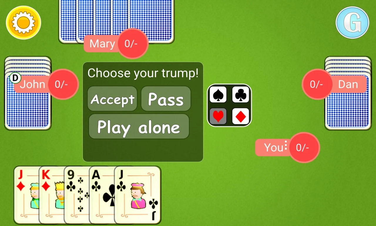 Euchre Mobile screenshot 5