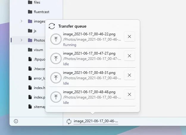 MyFTP screenshot 3