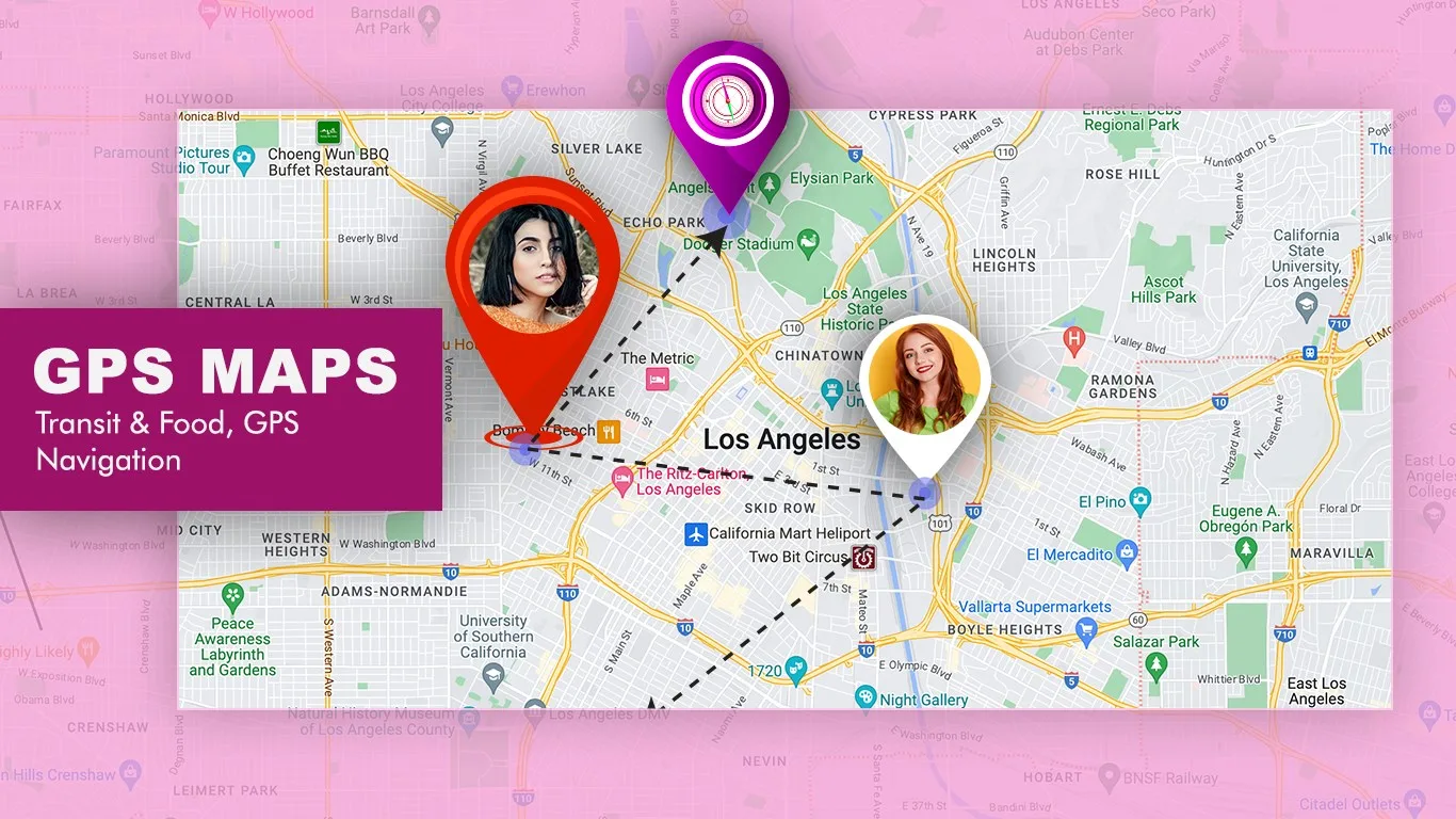 Maps - Transit & Food, GPS Navigation screenshot 2