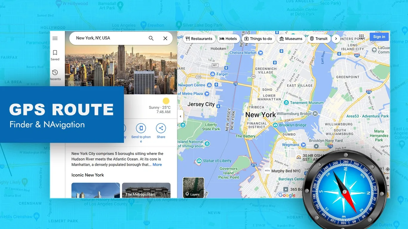 Maps - Transit & Food, GPS Navigation screenshot 4