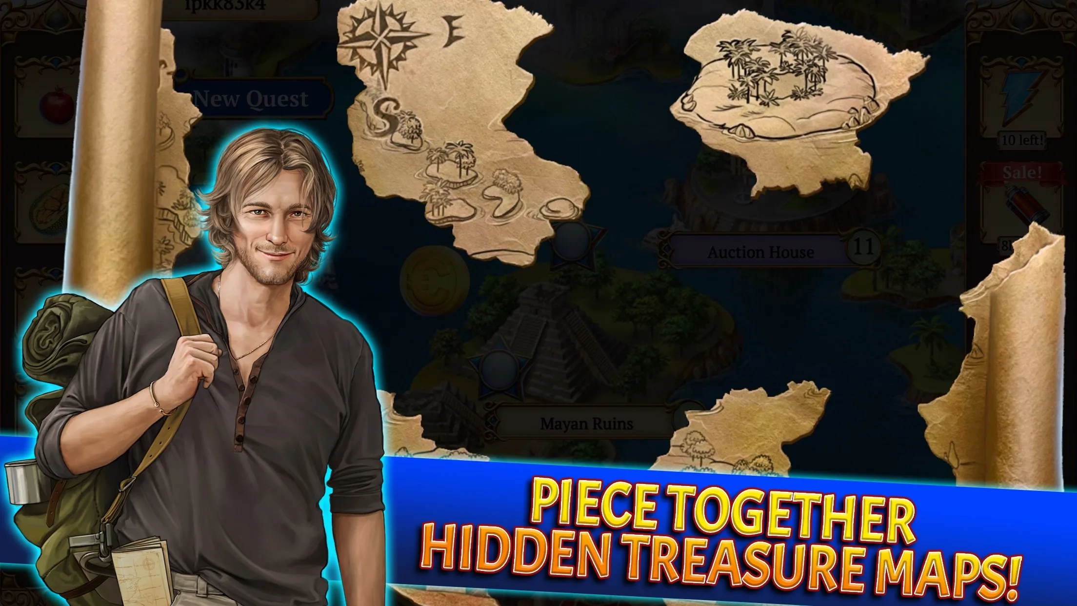 Mystery Society: Treasure Match screenshot 1
